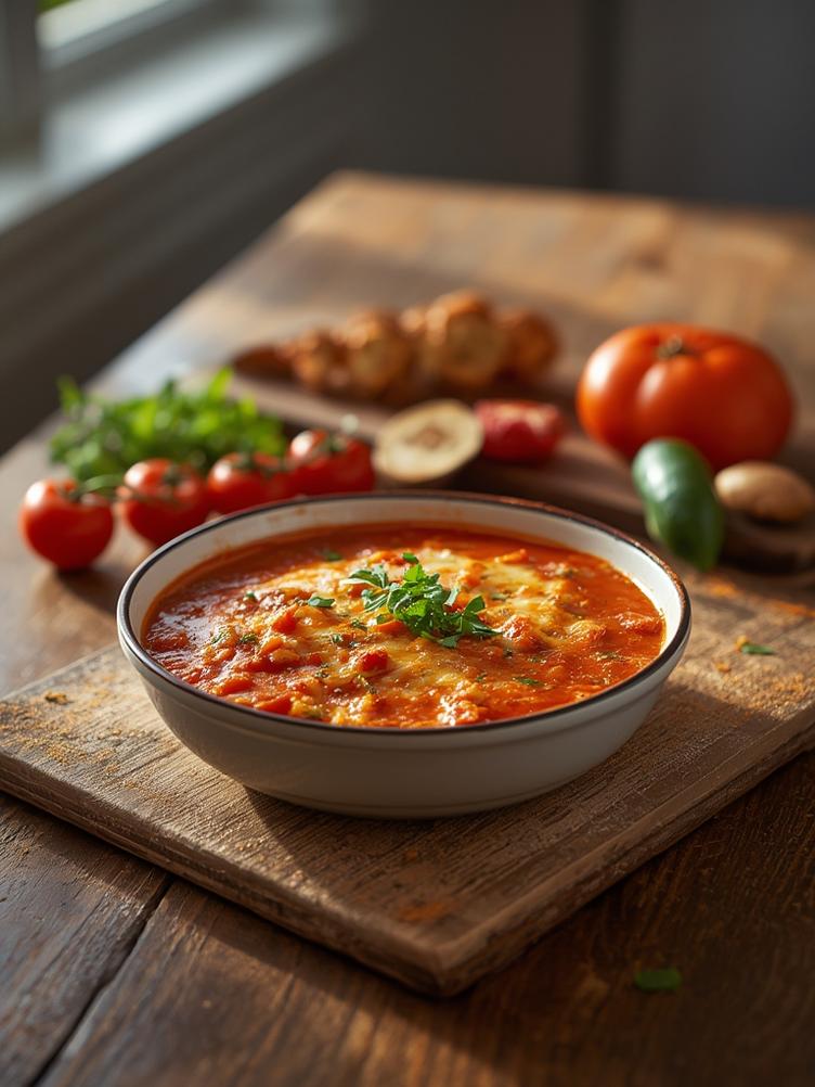 Tomato Soup and Grilled Cheese Casserole