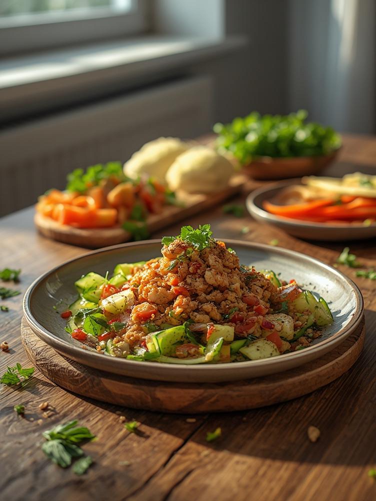 Protein Cucumber Salad