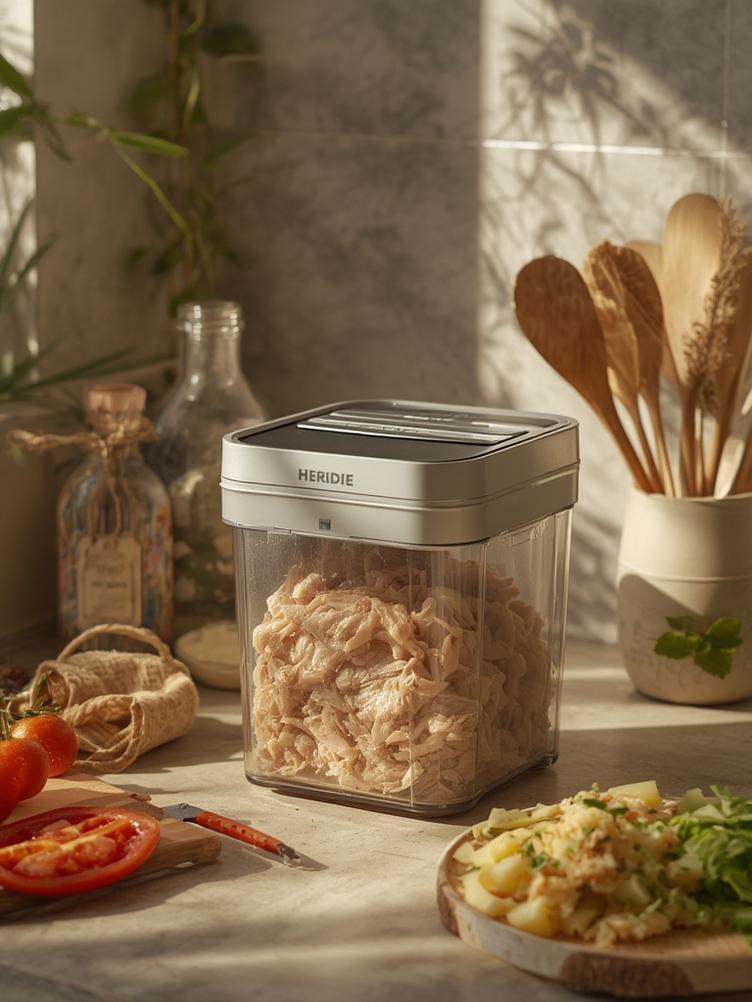 Shredding Chicken Process